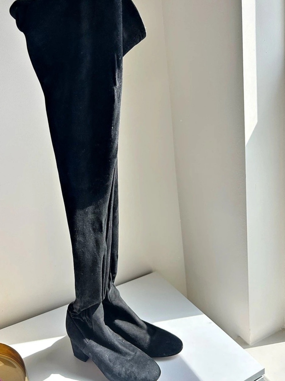 Valentino Over-the-Knee Boots Black EU 37 1/2